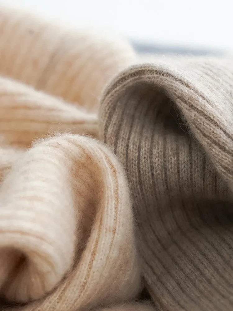 Olivia Bennet | Wool Wide Leg Pants for Women