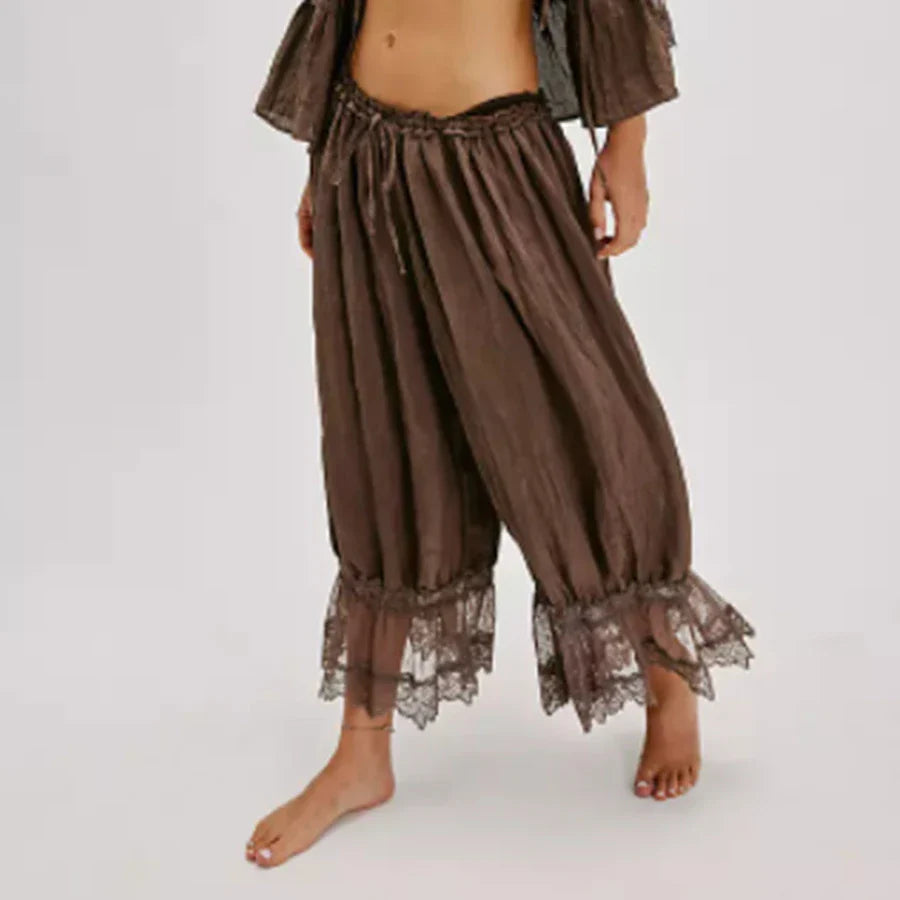 Olivia Bennet | Lace Lantern Pants for Women