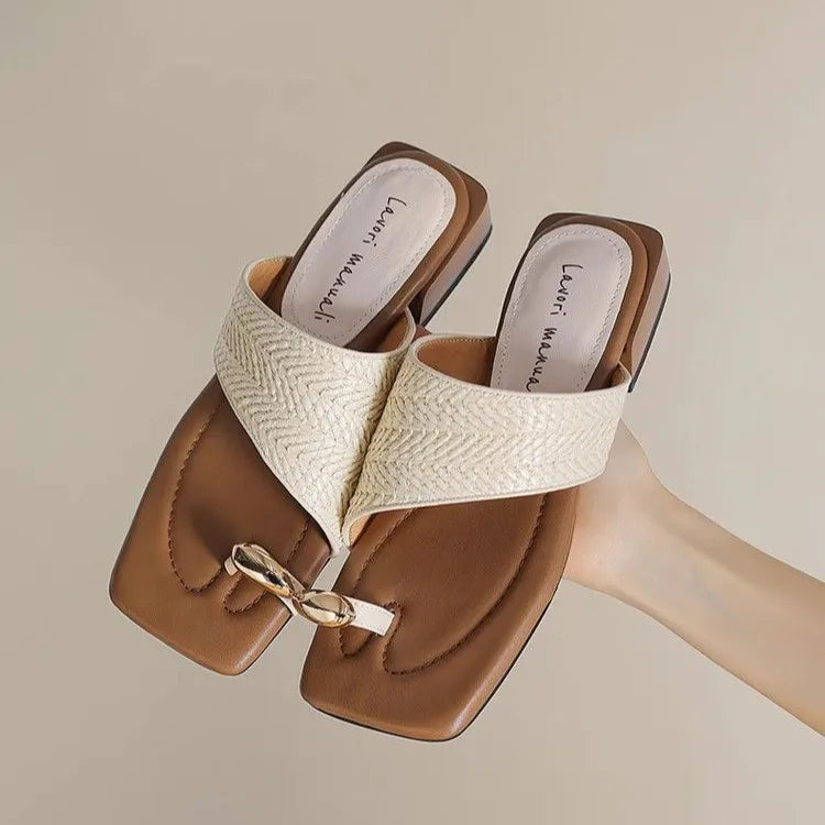 Olivia Bennet | Luxe Flats for Women in Leather, Slip-On Style