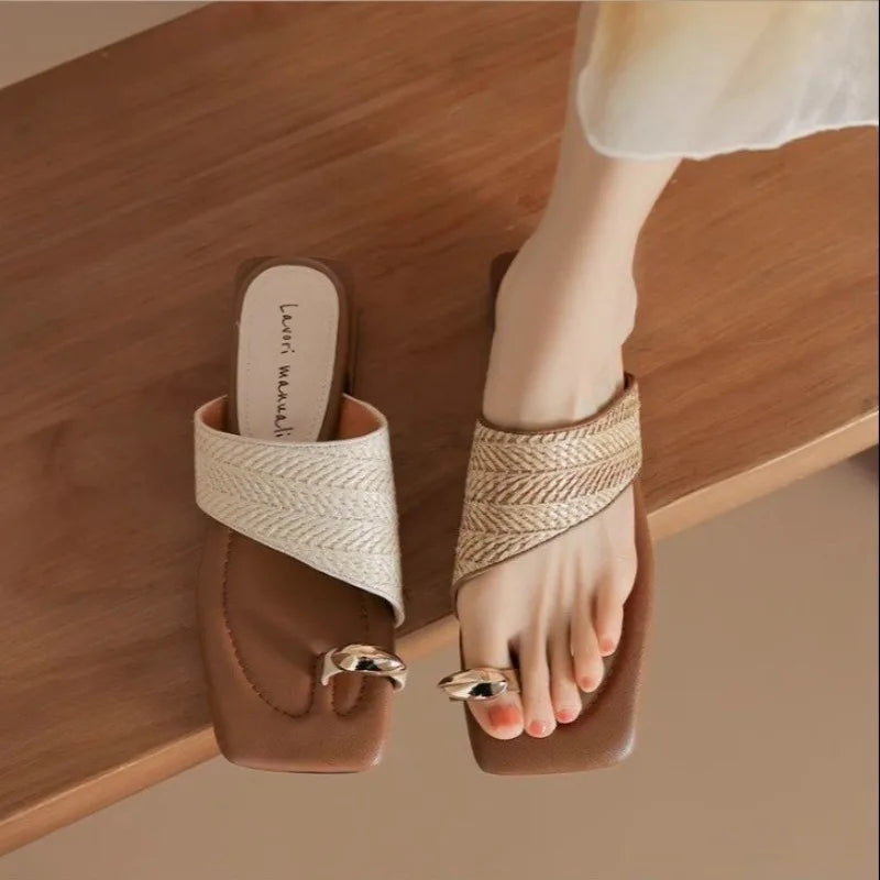 Olivia Bennet | Luxe Flats for Women in Leather, Slip-On Style