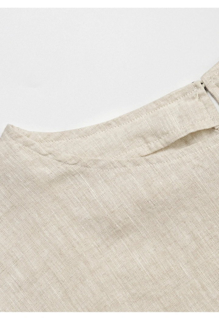 Olivia Bennet | Flared Sleeve Linen Pullover