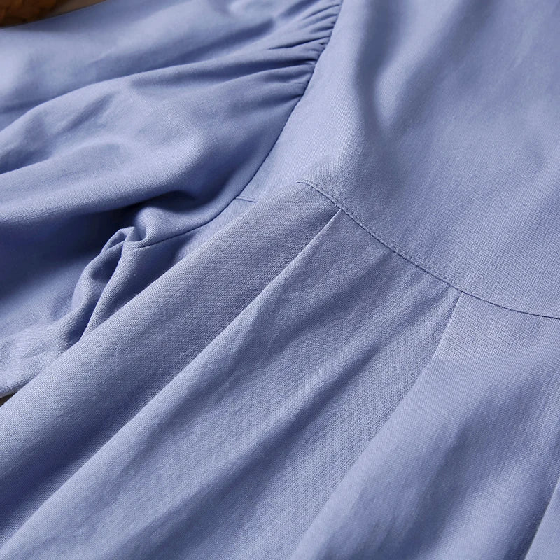 Olivia Bennet | Gathered Lantern Sleeve Blouse