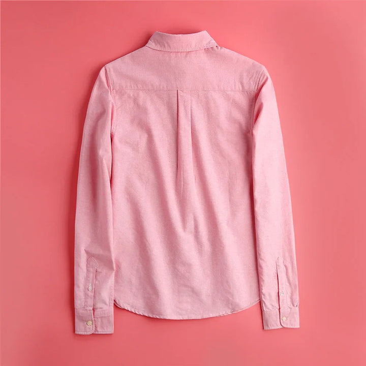 Olivia Bennet | Elegant Blouse for Women in Pastel Oxford