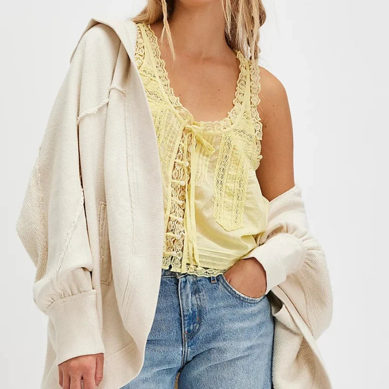 Olivia Bennet | Lace Cami for Women in White