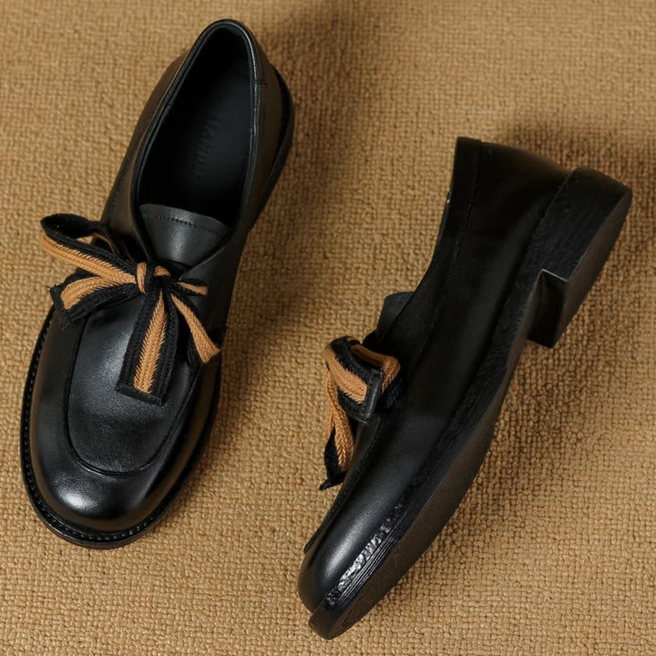 Olivia Bennet | Classic Leather Loafers for Women