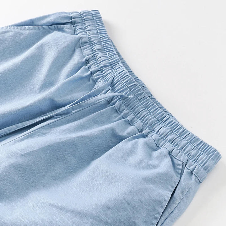 Olivia Bennet | Linen Lounge Pant for Women in Natural Fit