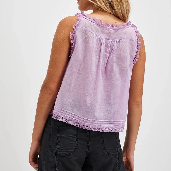Olivia Bennet | Lace Cami for Women in White