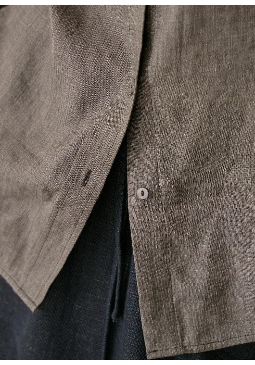 Olivia Bennet | Linen Shirt for Women, Relaxed Fit, White