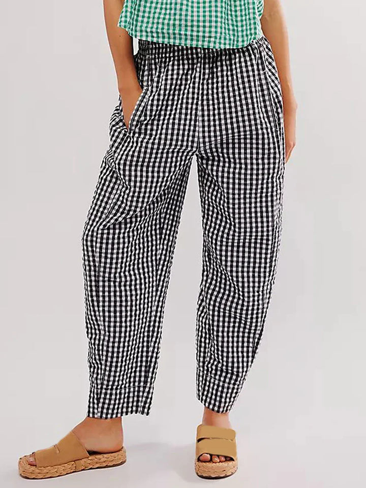 Olivia Bennet | Lounge Pants for Women in Soft Fabric, Relaxed Fit, Gray