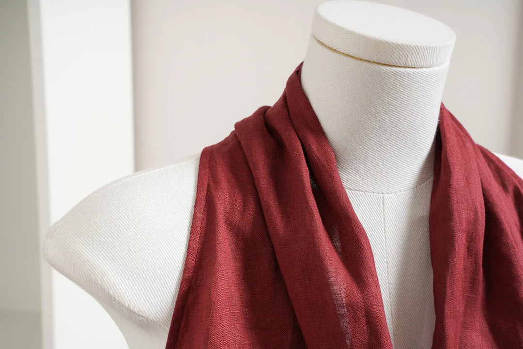 Olivia Bennet | Drape Linen Vest for Women
