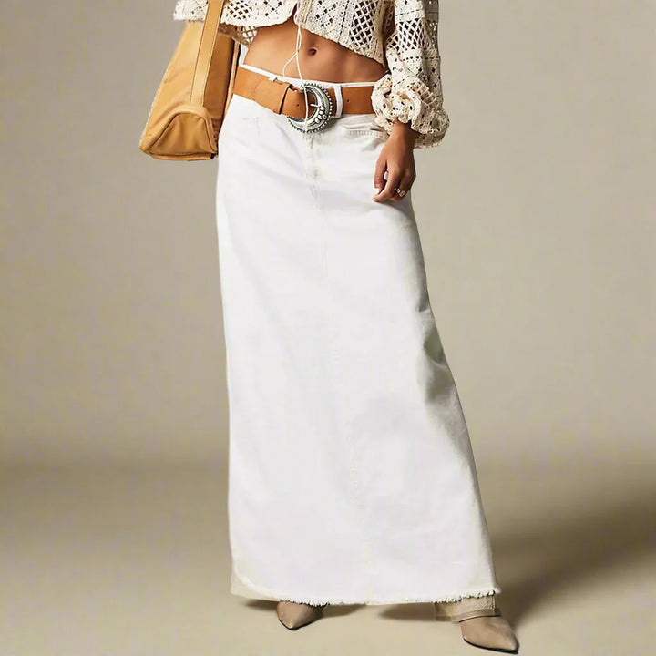 Olivia Bennet | Vintage Denim Skirt for Women