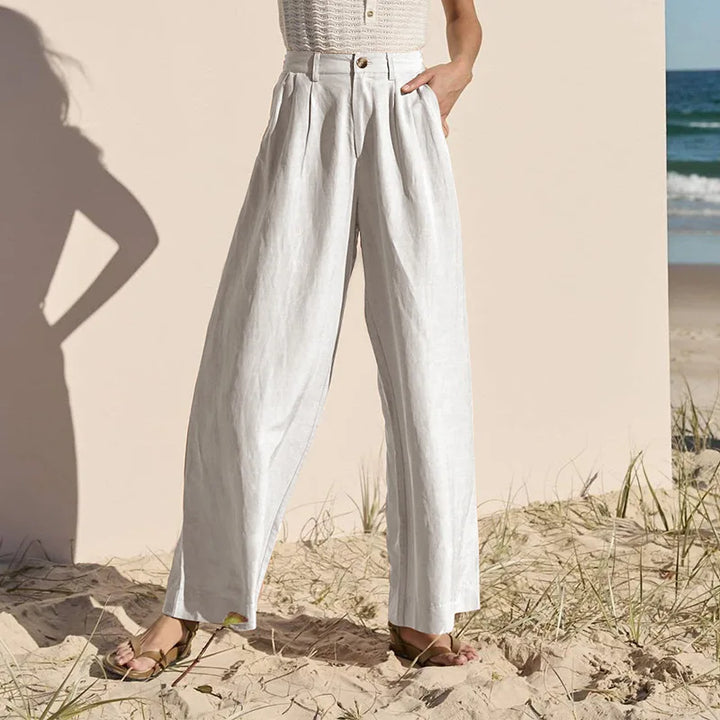 Olivia Bennet | Linen Trousers for Women