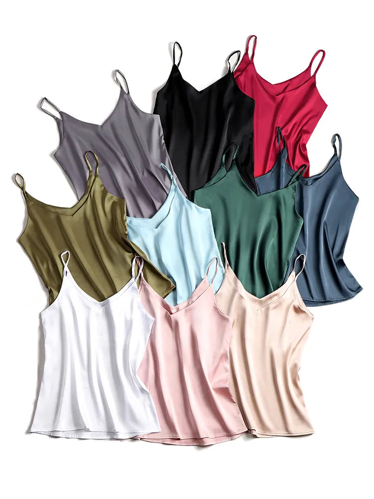 Olivia Bennet | Camisole Top for Women in Soft Fabric, Relaxed Fit, Classic Style