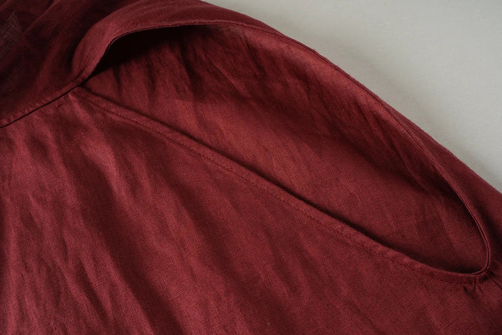 Olivia Bennet | Drape Linen Vest for Women