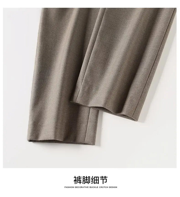 Olivia Bennet | High-Waist Trousers for Women in Elegant Fit, Black
