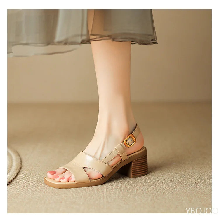 Olivia Bennet | Leather Flats for Women