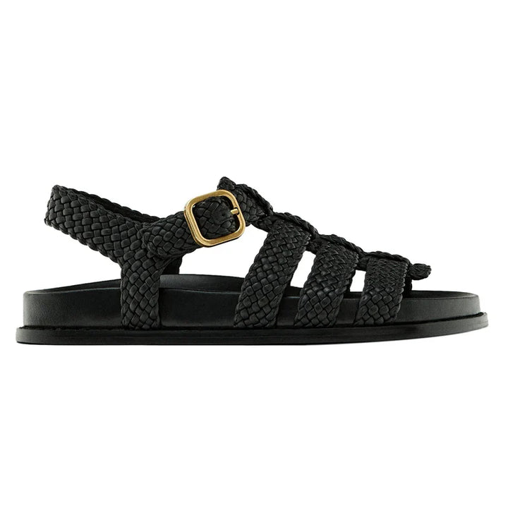 Olivia Bennet | Woven Sandals for Women in Natural Color