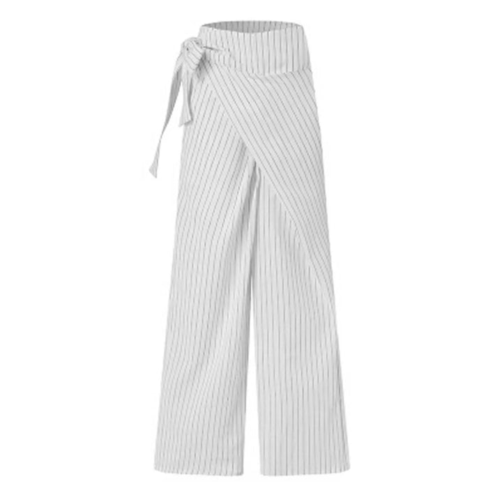 Olivia Bennet | Cotton Wide-Leg Pant for Women in Natural