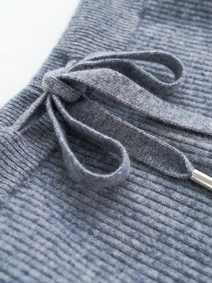 Olivia Bennet | Wool Wide Leg Pants for Women