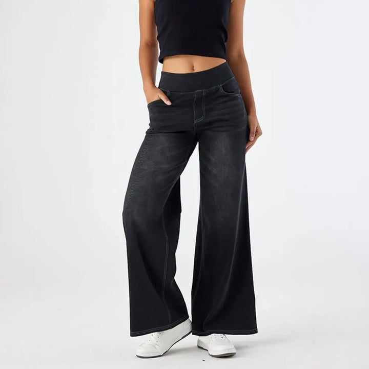 Olivia Bennet | Wide Leg Jean for Women in Denim