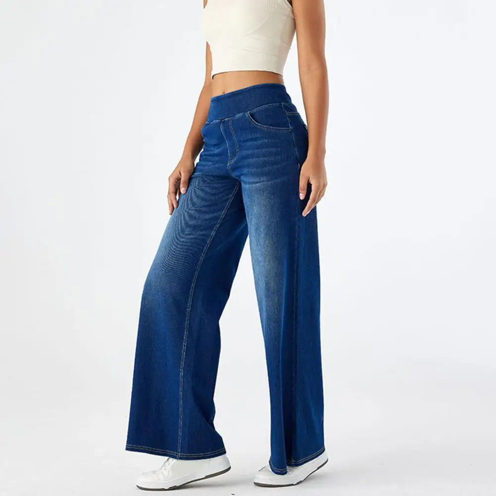 Olivia Bennet | Wide Leg Jean for Women in Denim