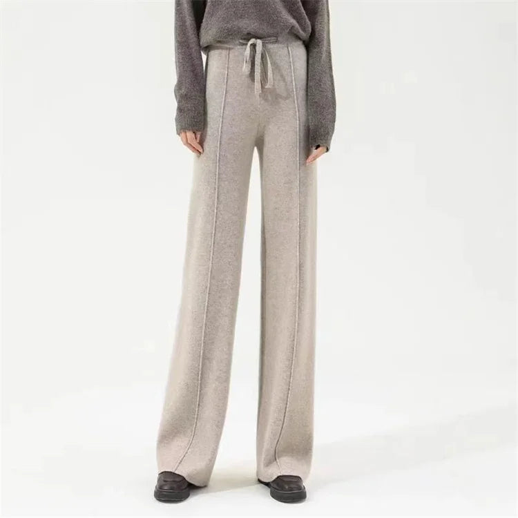 Olivia Bennet | Classic Wool Trousers for Women