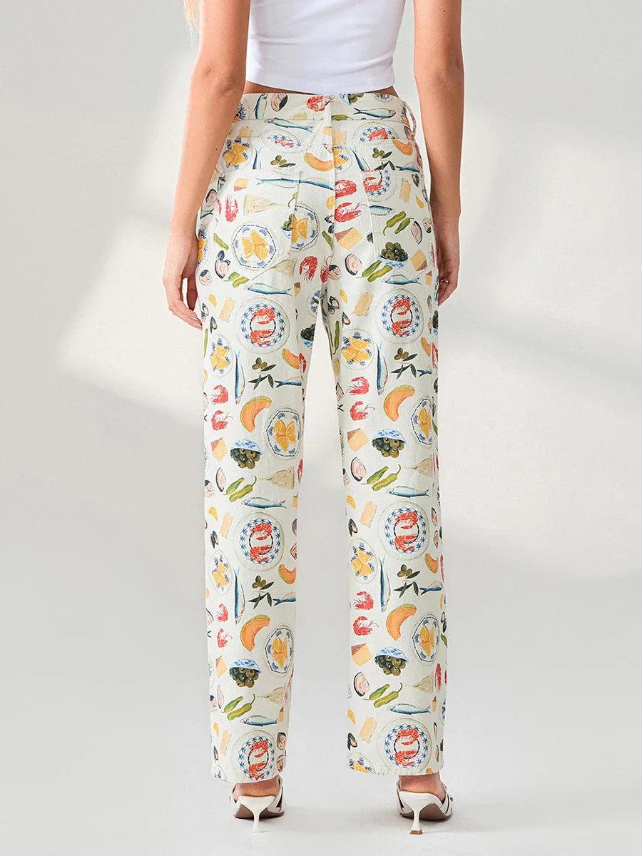 Olivia Bennet | Straight-Leg Jean for Women in Denim