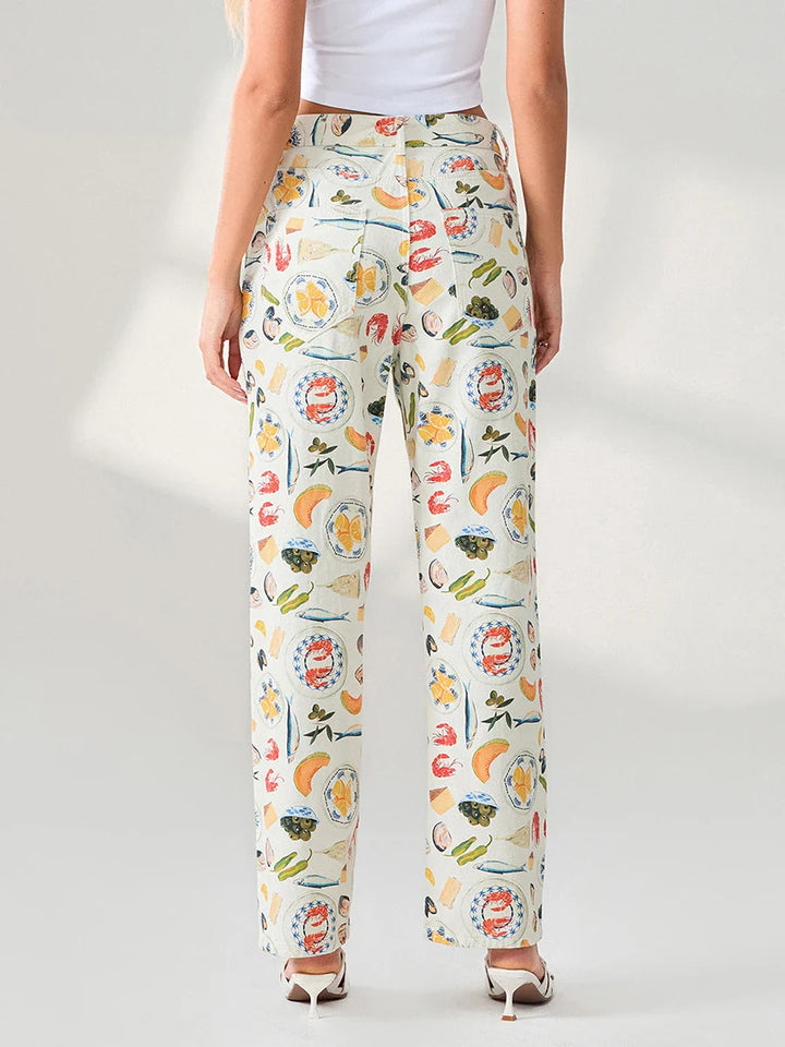 Olivia Bennet | Straight-Leg Jean for Women in Denim