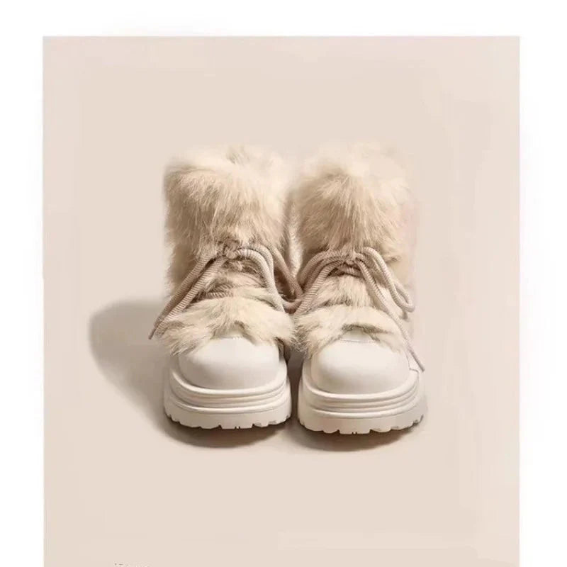 Olivia Bennet | Fur Après-Ski Boots for Women