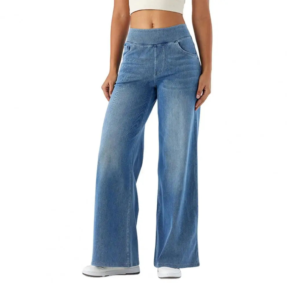 Olivia Bennet | Wide Leg Jean for Women in Denim