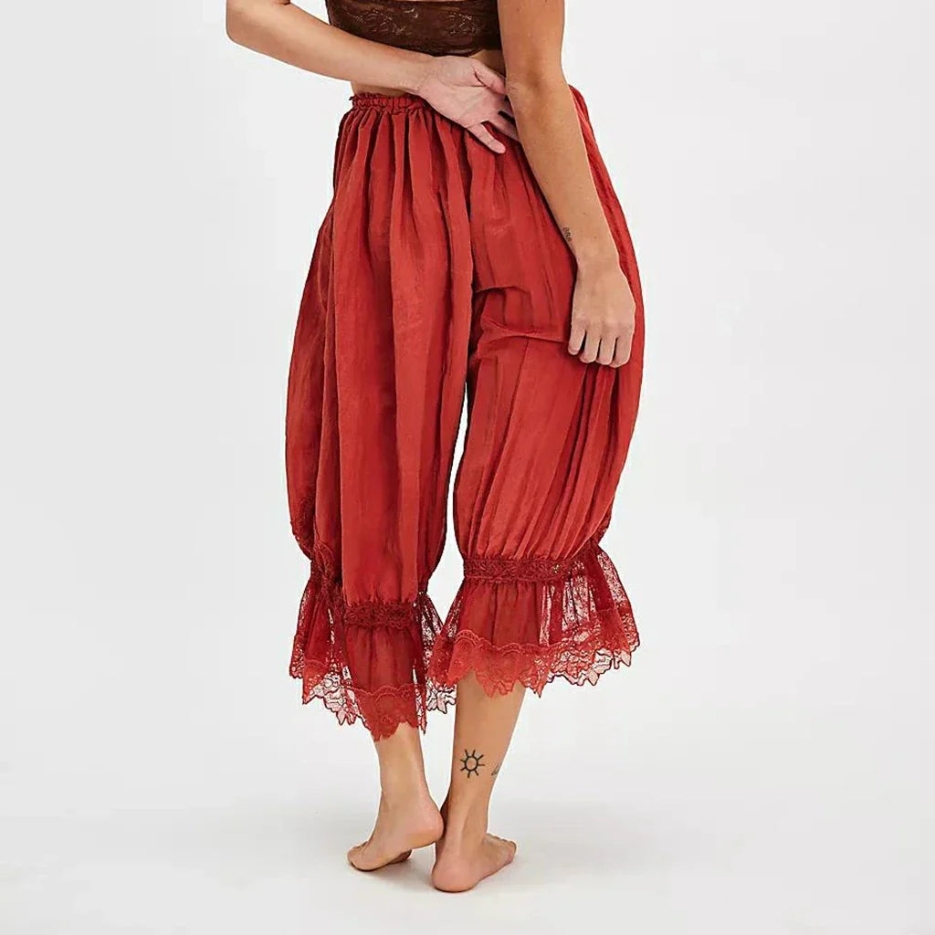 Olivia Bennet | Lace Lantern Pants for Women