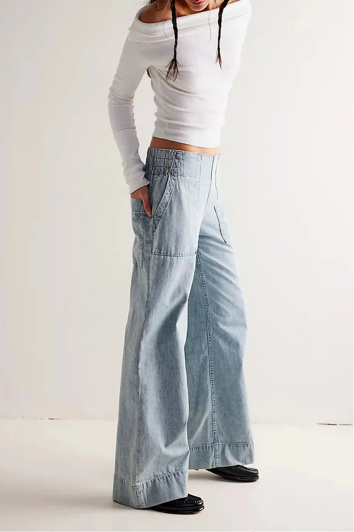 Olivia Bennet | Wide-Leg Denim Jeans for Women