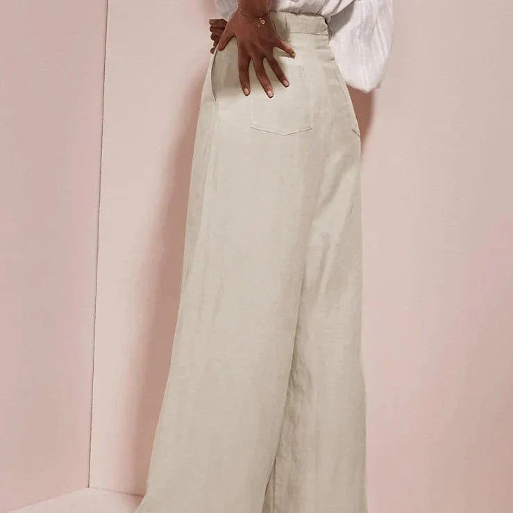 Olivia Bennet | Linen Trousers for Women