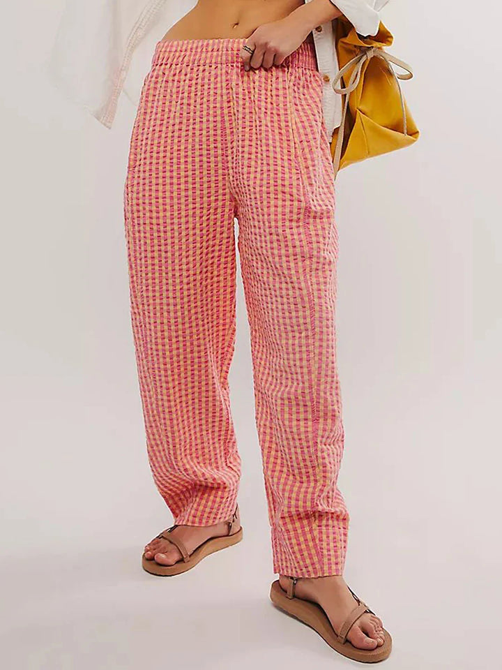Olivia Bennet | Lounge Pants for Women in Soft Fabric, Relaxed Fit, Gray