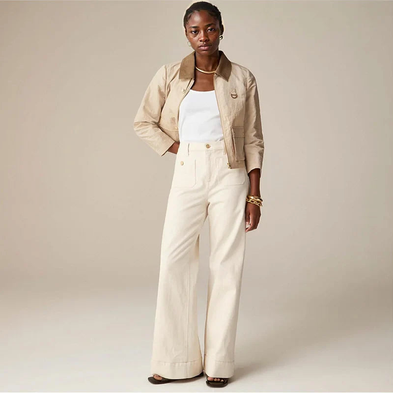 Olivia Bennet | Classic Wide-Leg Jean for Women in Denim Blue