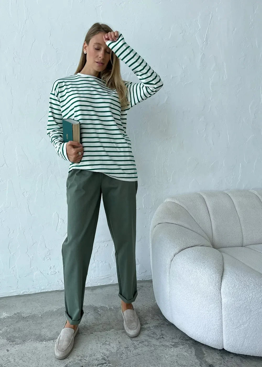 Olivia Bennet | Striped Cotton Shirt