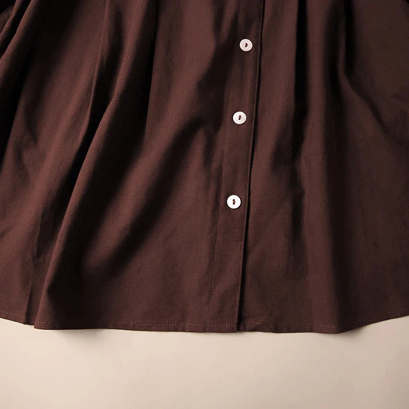 Olivia Bennet | Gathered Lantern Sleeve Blouse