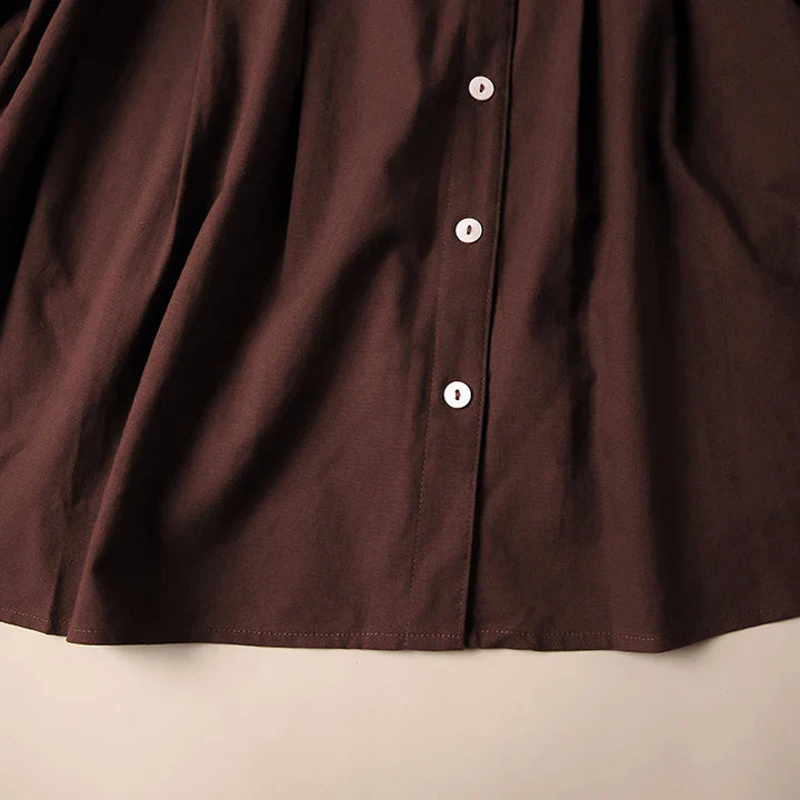 Olivia Bennet | Gathered Lantern Sleeve Blouse