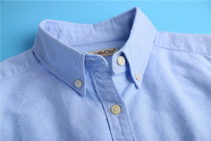 Olivia Bennet | Elegant Blouse for Women in Pastel Oxford