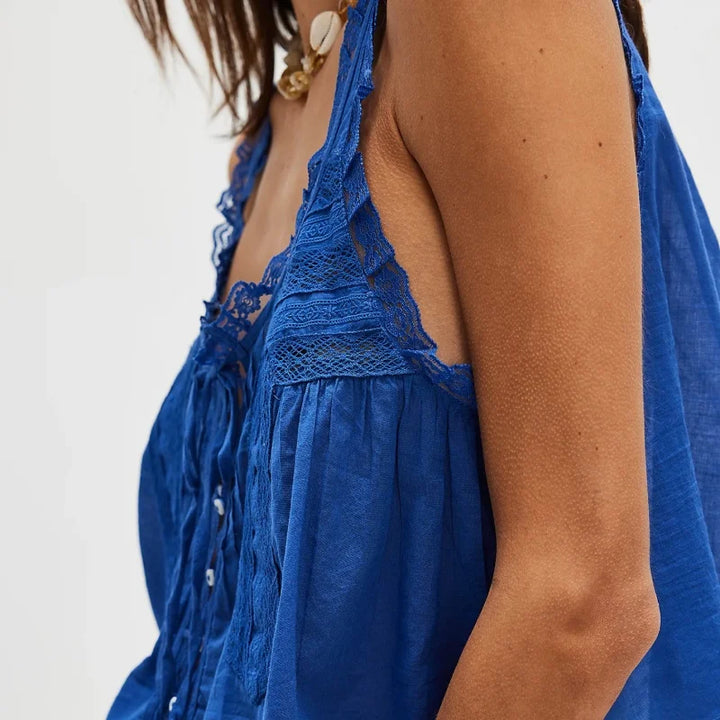 Olivia Bennet | Lace Cami for Women in White