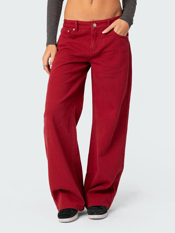 Olivia Bennet | Straight Jeans for Women in Denim