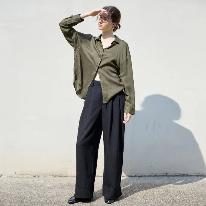 Olivia Bennet | Relaxed Ramie Button Down