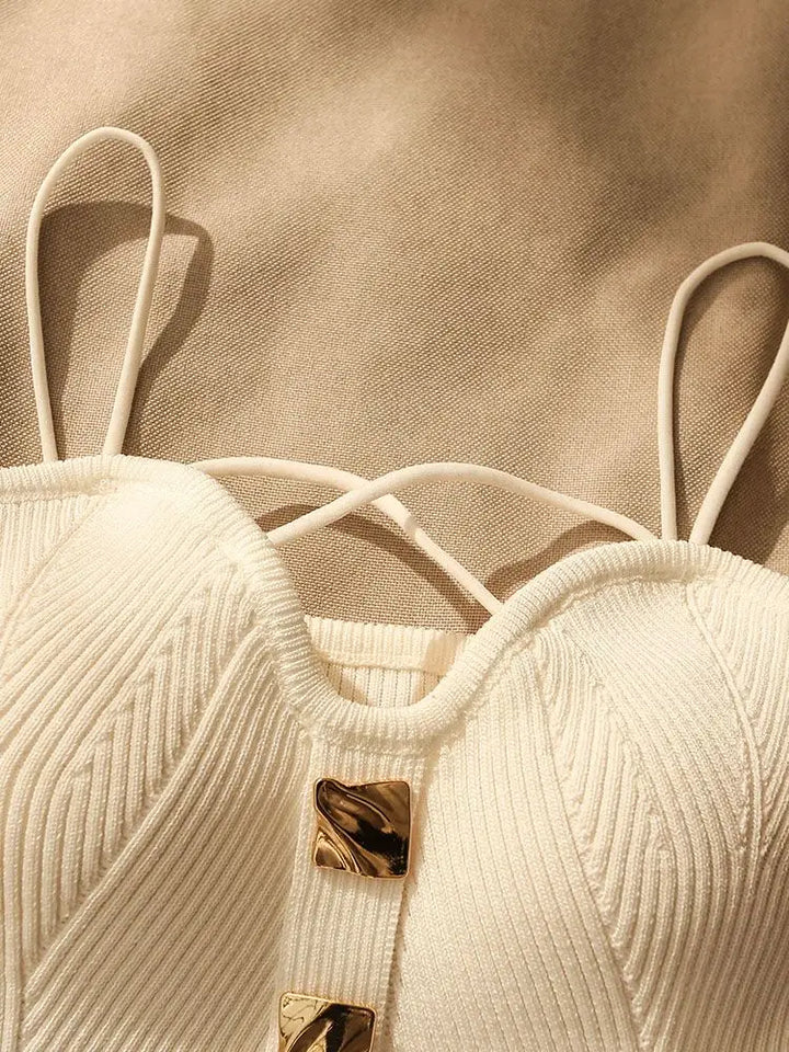 Olivia Bennet | Silk Camisole for Women in Ivory
