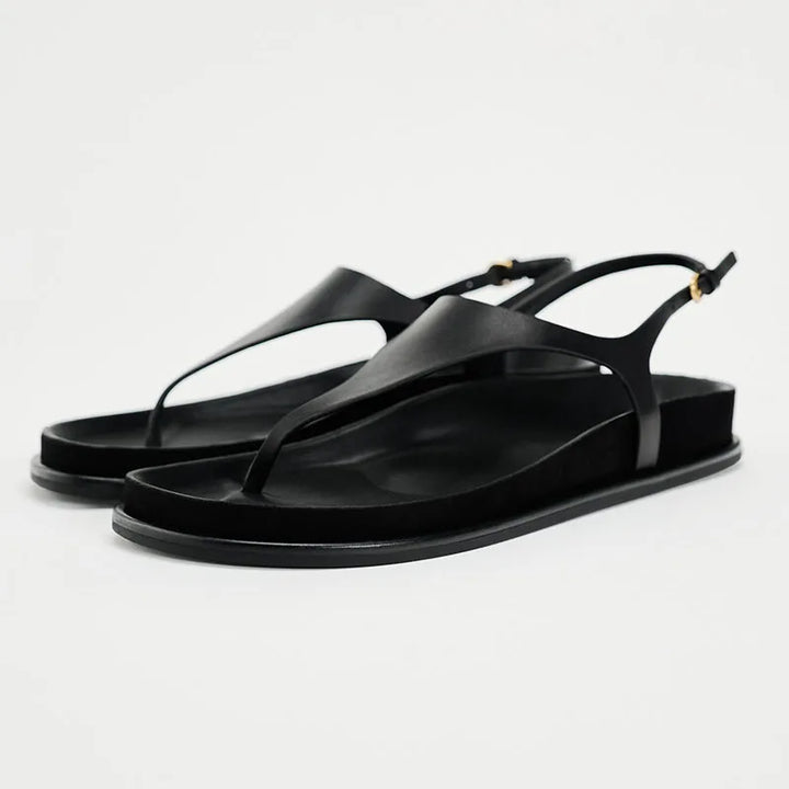 Olivia Bennet | Luxe Flats for Women in Black