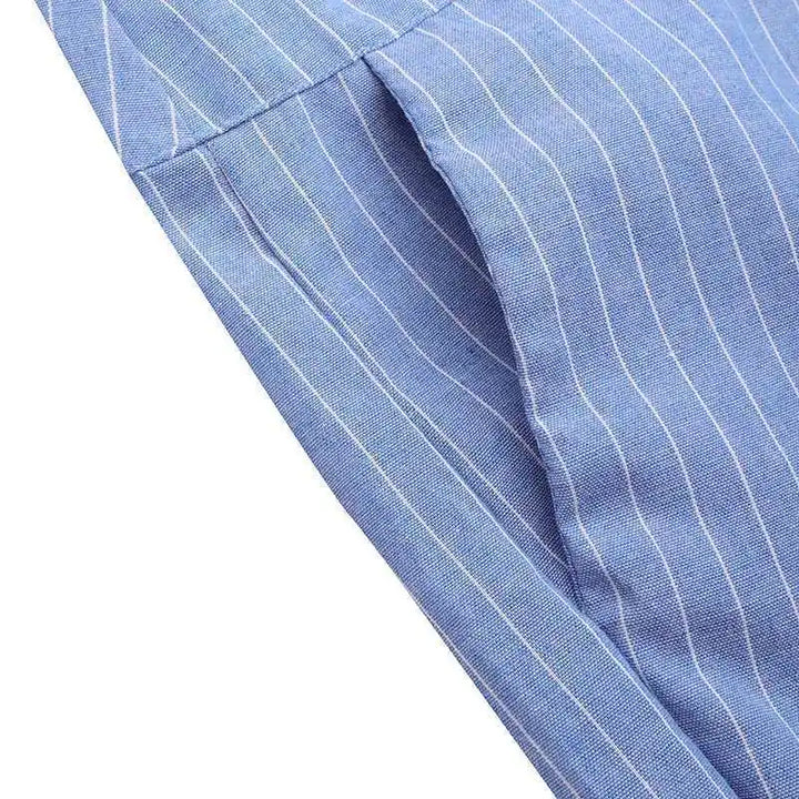 Olivia Bennet | Cotton Wide-Leg Pant for Women in Natural