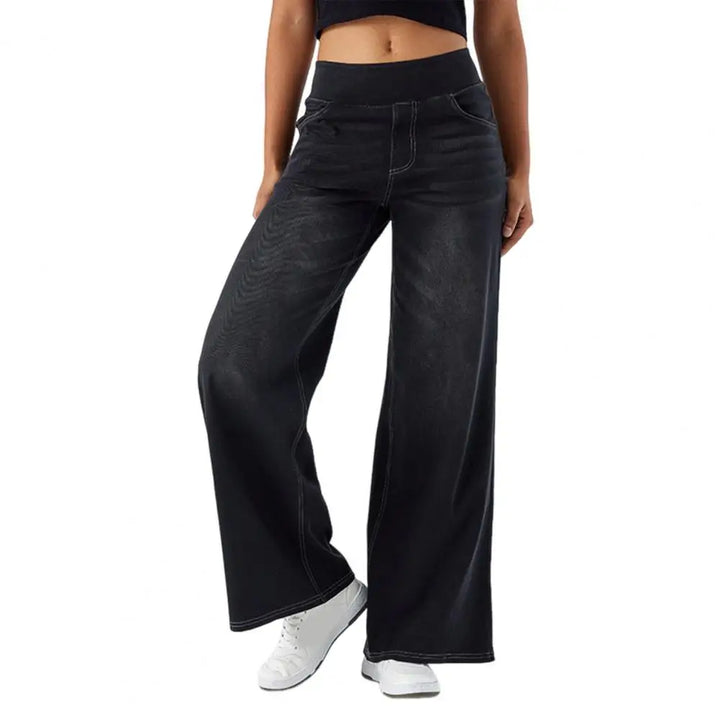 Olivia Bennet | Wide Leg Jean for Women in Denim