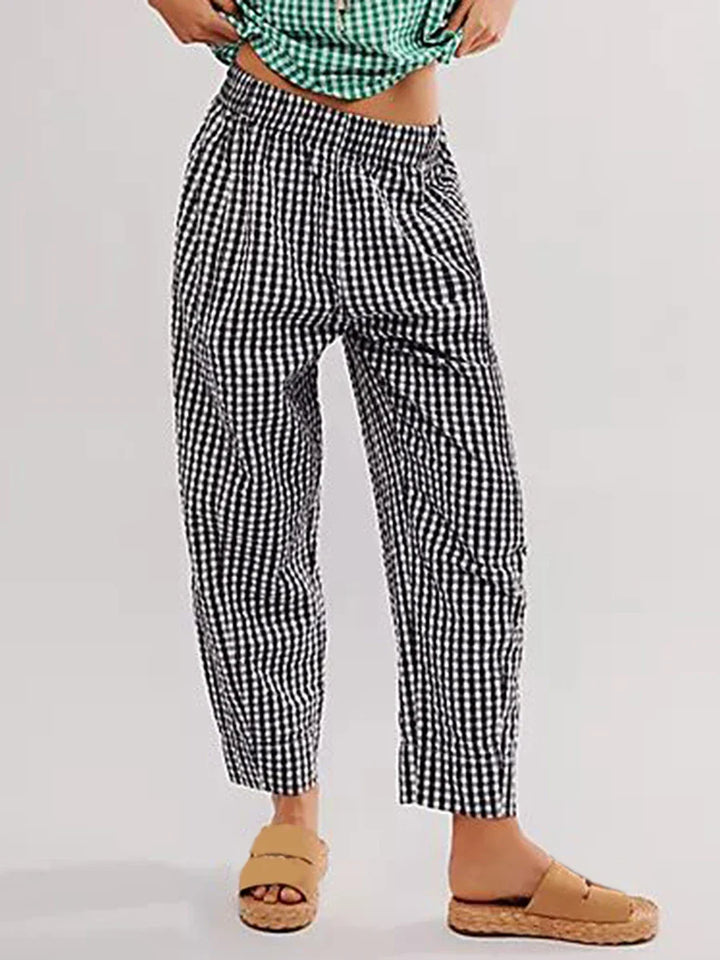 Olivia Bennet | Lounge Pants for Women in Soft Fabric, Relaxed Fit, Gray