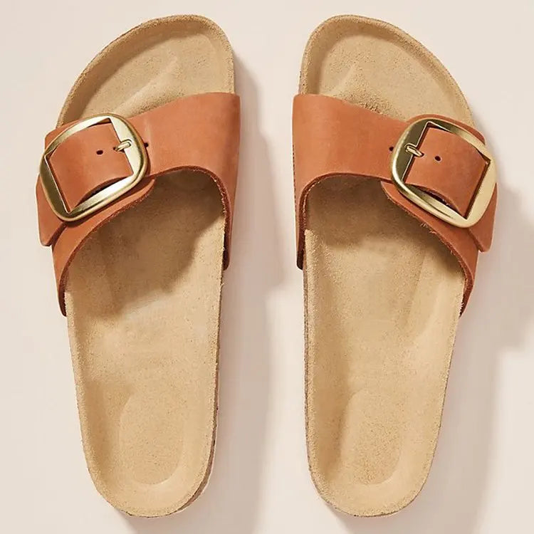 Olivia Bennet | Cork Slides for Women