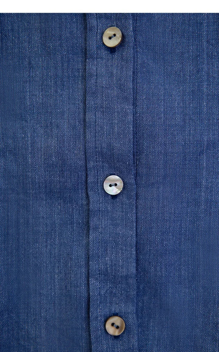 Olivia Bennet | Linen Shirt for Women, Relaxed Fit, White