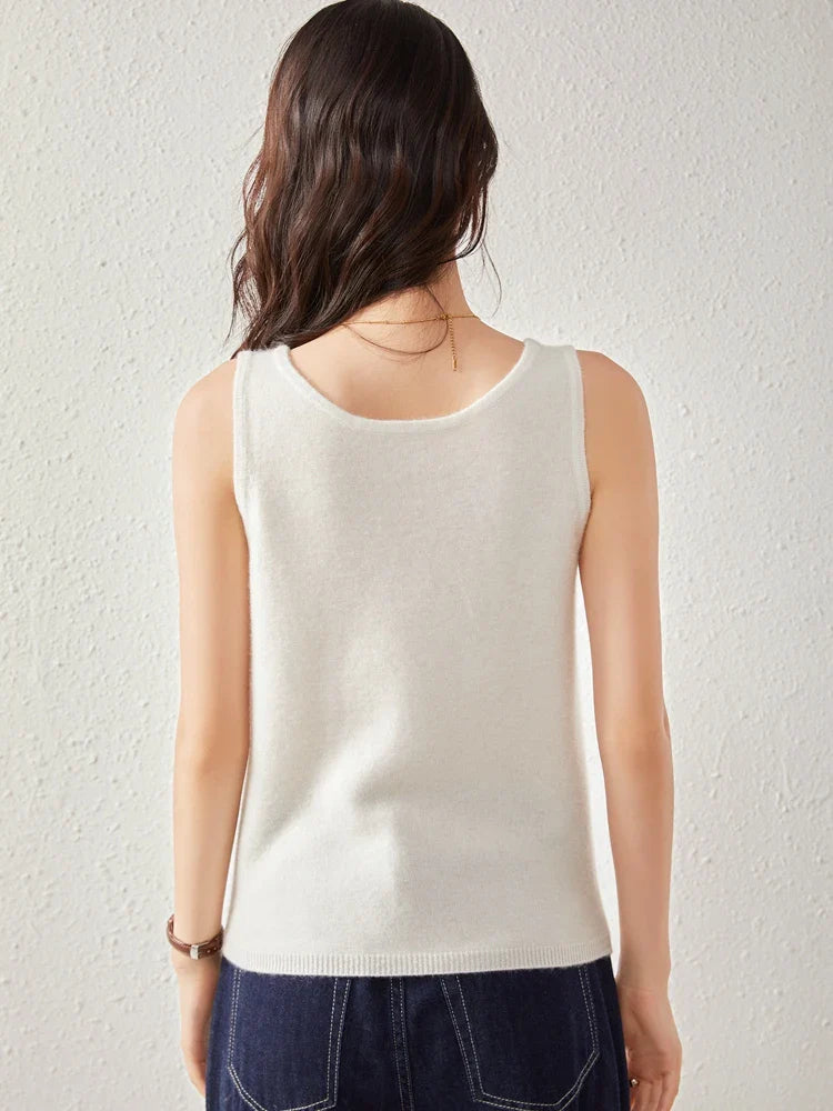 Olivia Bennet | Cashmere O-Neck Sweater for Women